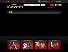 Tablet Screenshot of king99.com